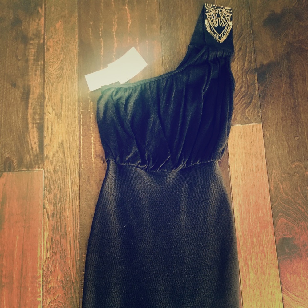 Guess jet black dress